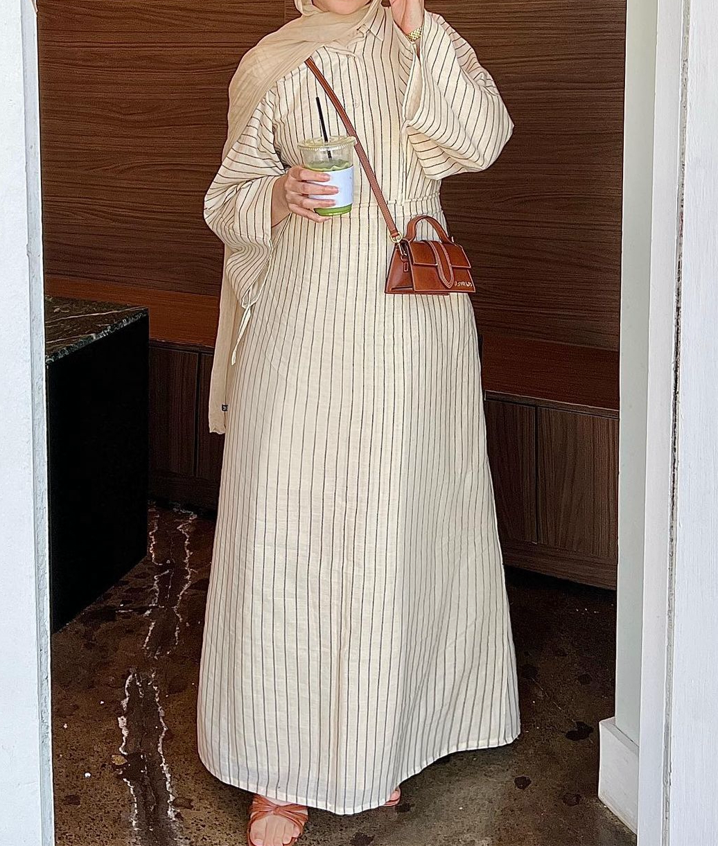 Mimi Shirt Dress in Cream