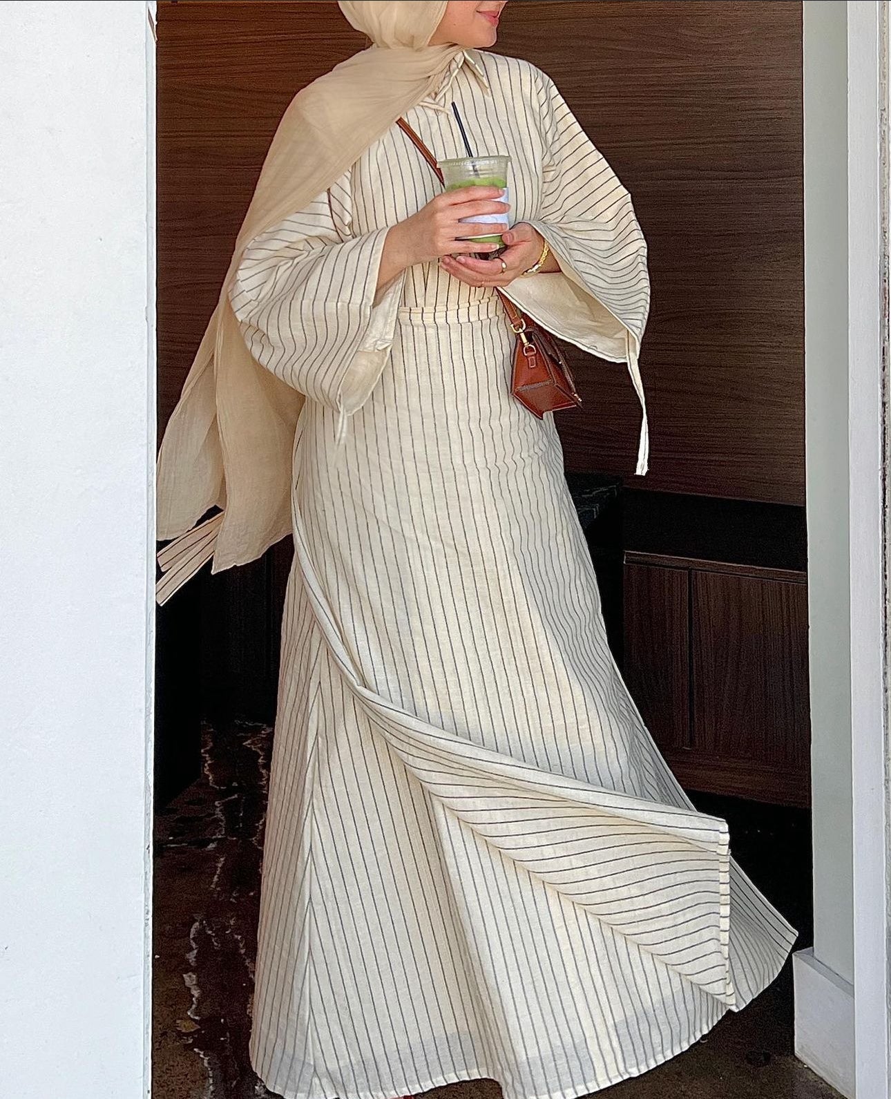 Mimi Shirt Dress in Cream