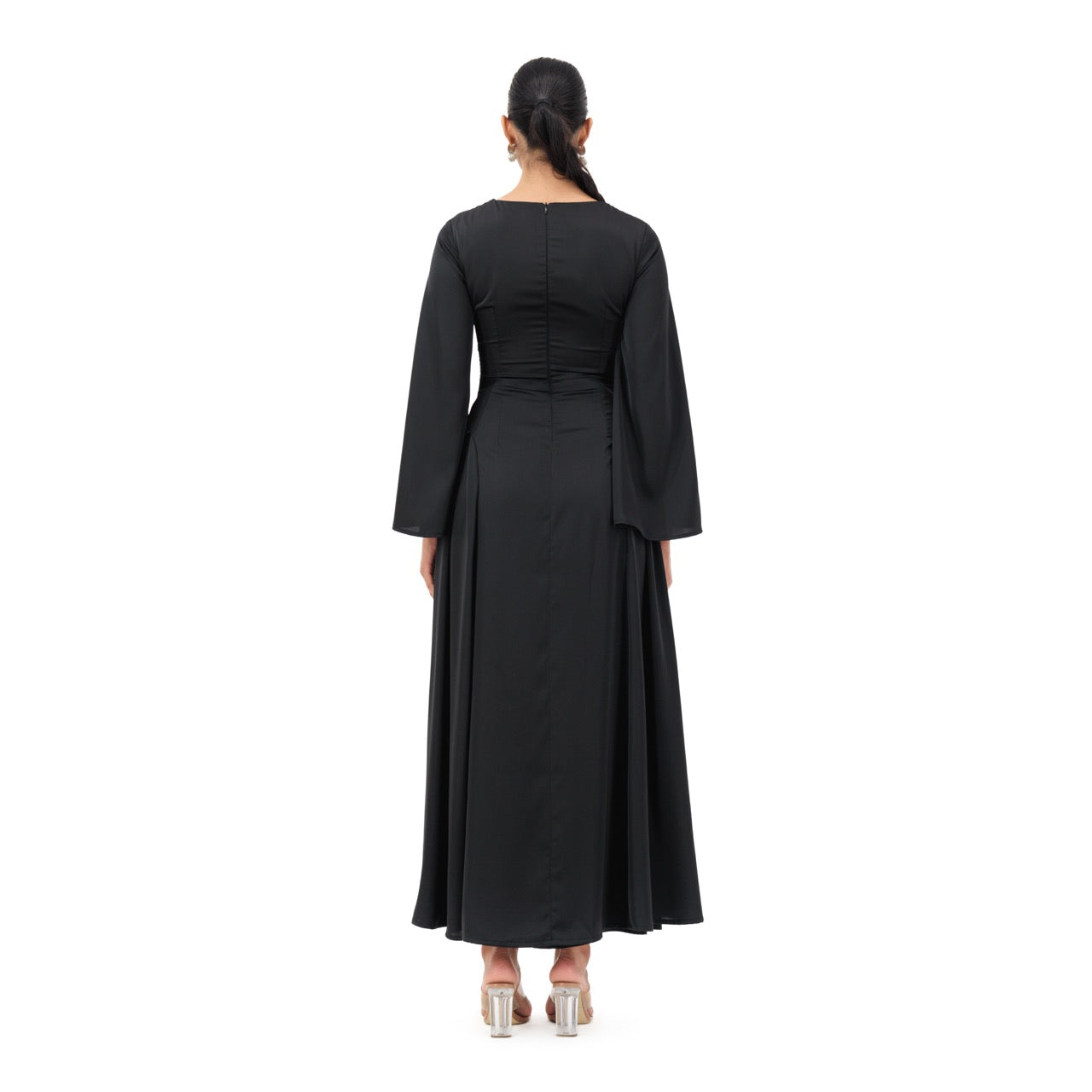 Opal, Neutrals Faux-Corset Maxi Dress