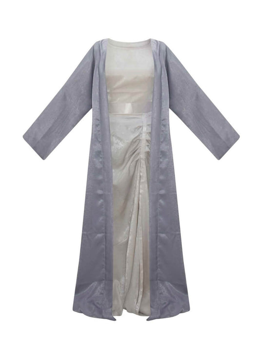 Honey Kimono Two-Piece Set in Grey